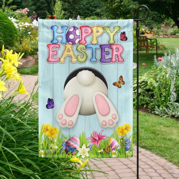 Happy Easter Bunny Flag & Eggs Decor (TQN953F) - Image 3
