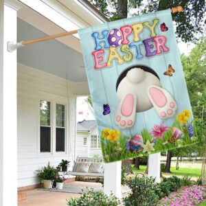 Happy Easter Bunny Flag & Eggs Decor (TQN953F)