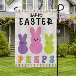 Happy Easter Bunny Peeps Flag: TQN924F