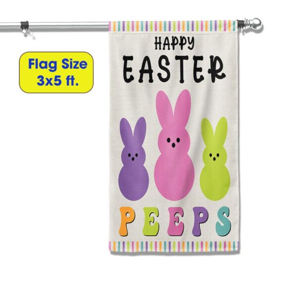 Happy Easter Bunny Peeps Flag: TQN924F - Image 6