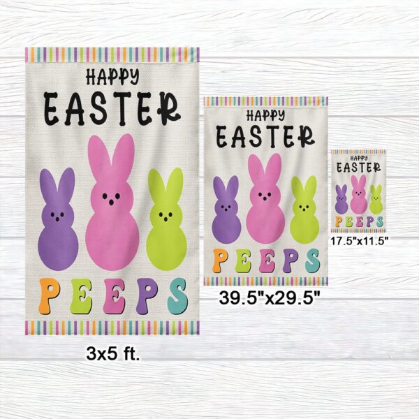 Happy Easter Bunny Peeps Flag: TQN924F - Image 7