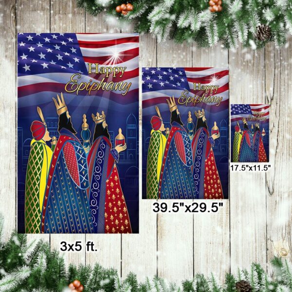Three Kings Day Flag | Happy Epiphany Banner TQN771F - Image 7