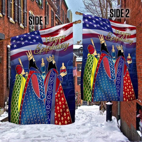 Three Kings Day Flag | Happy Epiphany Banner TQN771F - Image 2