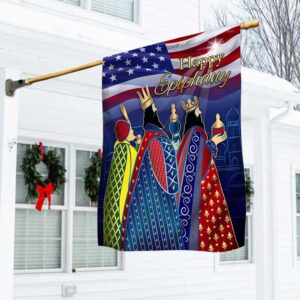 Three Kings Day Flag | Happy Epiphany Banner TQN771F