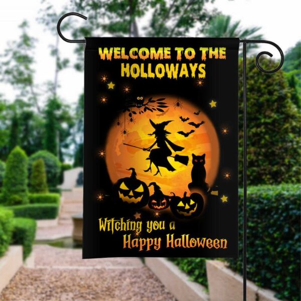 Happy Halloween Garden Flag: Spooky & Festive Outdoor Decor