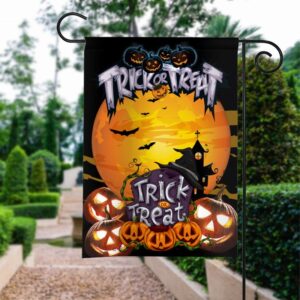 Happy Halloween Garden Flag: Spooky & Festive Outdoor Decor