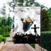 Happy Halloween Garden Flag: Spooky & Festive Outdoor Decor