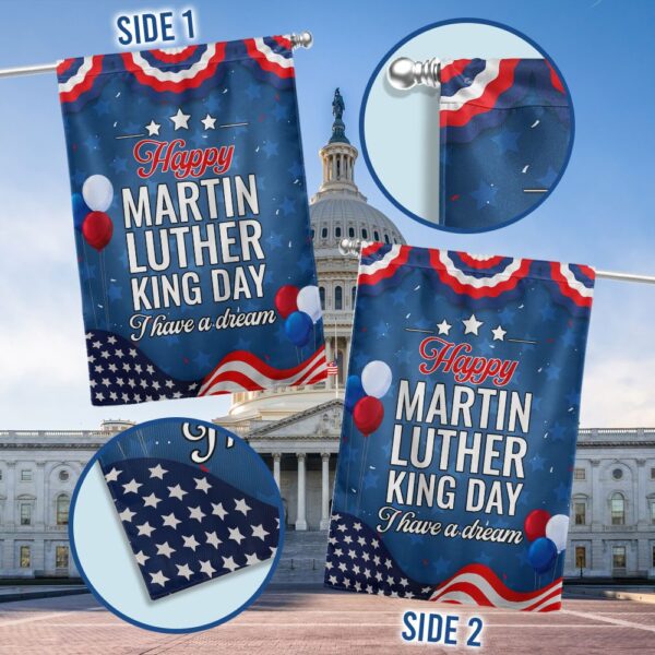 Happy MLK Day Flag: Celebrate with TQN786F - Image 2