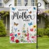 Happy Mother's Day Flower Flag Banner - TQN1147F