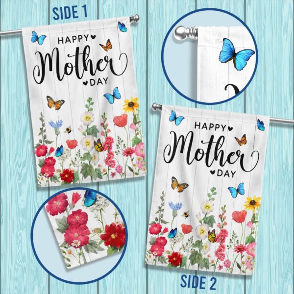 Happy Mother's Day Flower Flag Banner - TQN1147F - Image 2