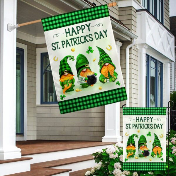 Happy St. Patrick's Day Gnome Flag | TQN909F - Image 4