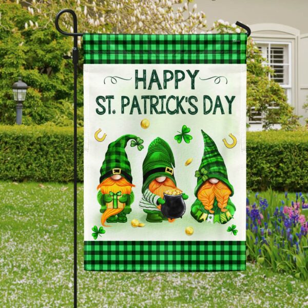 Happy St. Patrick's Day Gnome Flag | TQN909F - Image 3
