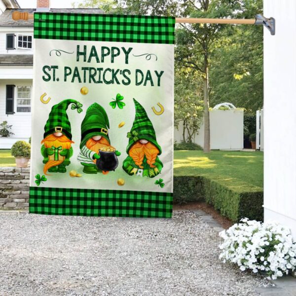 Happy St. Patrick's Day Gnome Flag | TQN909F