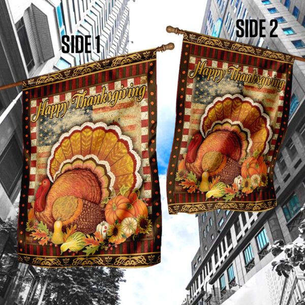 Happy Thanksgiving Turkey Flag: TRN269F - Celebrate with Style - Image 4