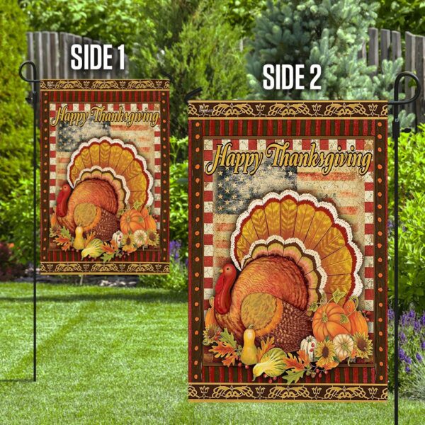 Happy Thanksgiving Turkey Flag: TRN269F - Celebrate with Style - Image 8