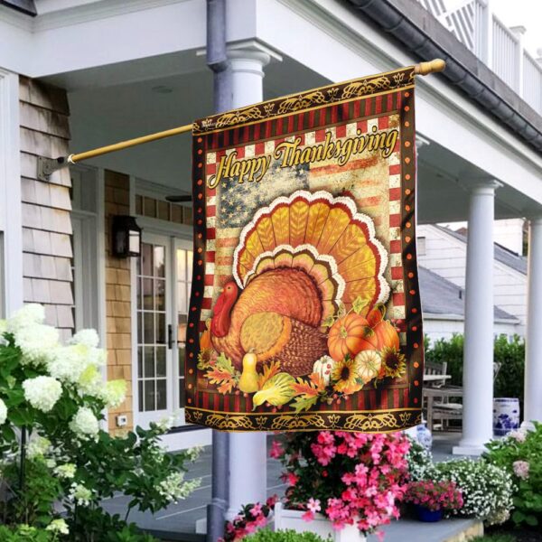 Happy Thanksgiving Turkey Flag: TRN269F - Celebrate with Style - Image 5