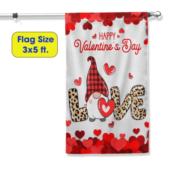 Valentine's Gnome Love Flag: Cute Decor TQN837F - Image 6