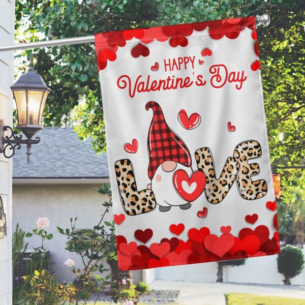 Valentine's Gnome Love Flag: Cute Decor TQN837F - Image 3