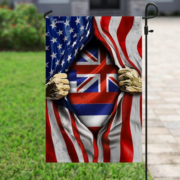 Hawaii American Flag THH2385F: Patriotic Hawaiian Decor - Image 6