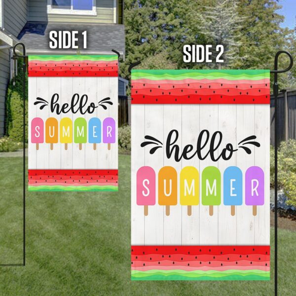 Hello Summer Watermelon Ice Cream Flag Popsicle (TQN1229F) - Image 5