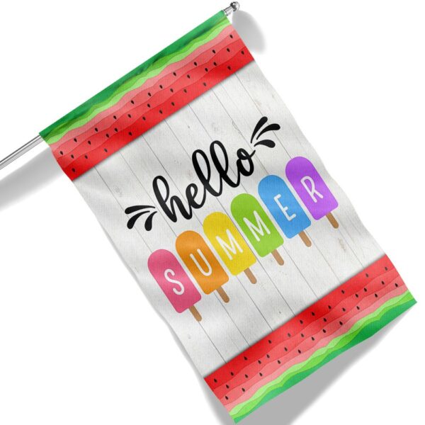 Hello Summer Watermelon Ice Cream Flag Popsicle (TQN1229F) - Image 6