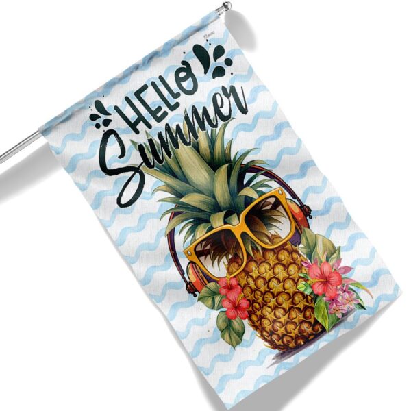Hello Summer Pineapple Beach Flag TQN1412F - Image 6
