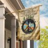 Hippie. And I Think To Myself What A Wonderful World Flag THN2034F