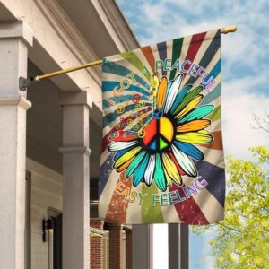 Peaceful Easy Feeling Hippie Flag