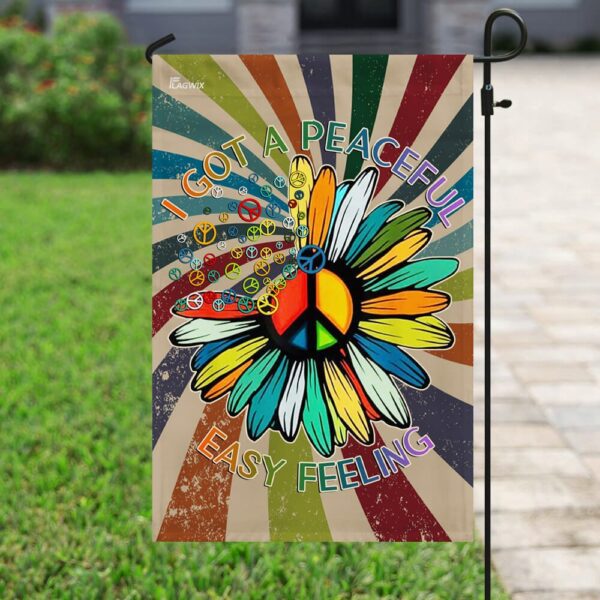 Peaceful Easy Feeling Hippie Flag - Image 6