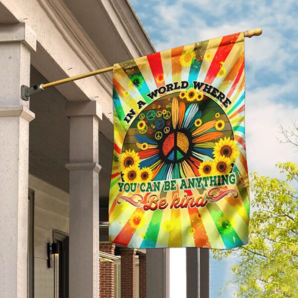 Hippie Peace Flag: PSL209F - Authentic 60s Psychedelic Decor - Image 6