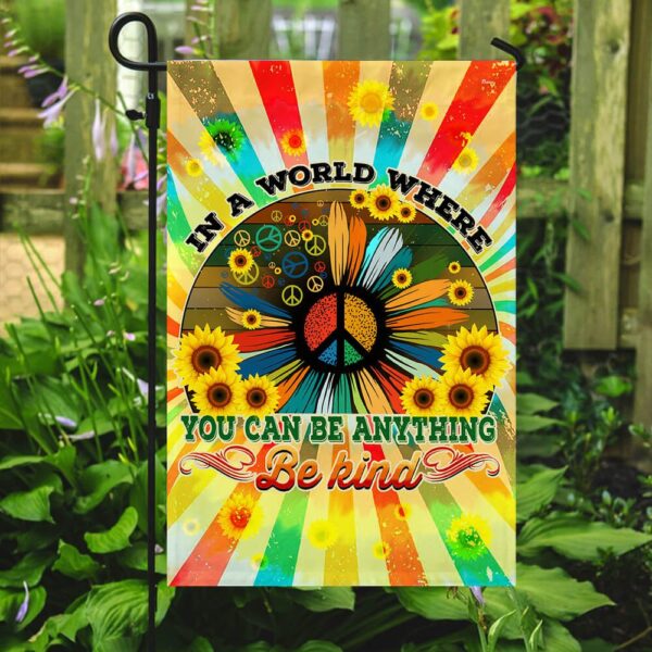 Hippie Peace Flag: PSL209F - Authentic 60s Psychedelic Decor - Image 2