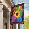 Hippie Sunflower. Every Little Thing Gonna Be Alright Flag