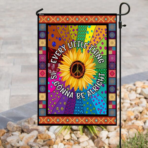 Hippie Sunflower Flag THN1967F - Image 8