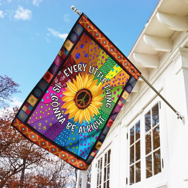 Hippie Sunflower Flag THN1967F - Image 2