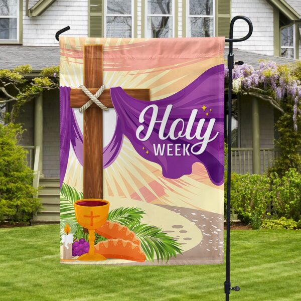 Holy Week Easter Cross Christian Flag: TQN947F