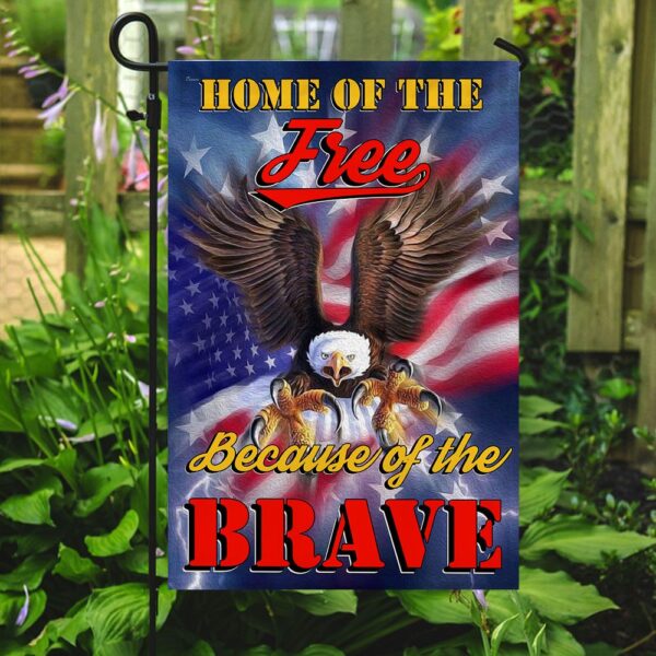 Home of the Free, Because of the Brave Flag: QNK192F - Image 7