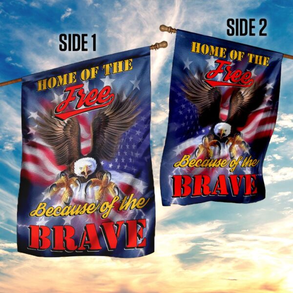 Home of the Free, Because of the Brave Flag: QNK192F - Image 5