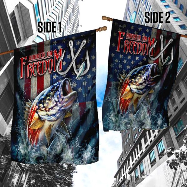 Hooked On Freedom: Bass Fishing Flags & Banners - Image 4