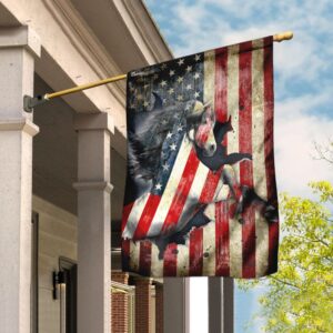 Patriotic Horse America Flag Blanket THN2059F