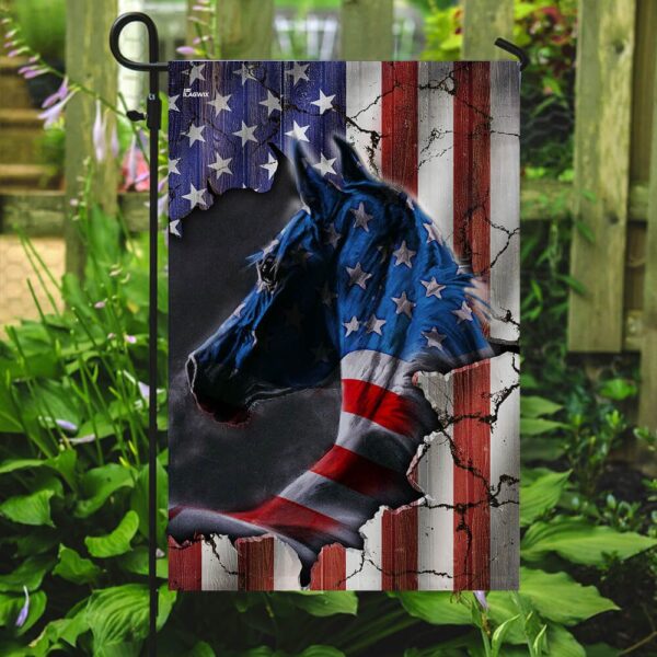 Horse American Flag - Image 2