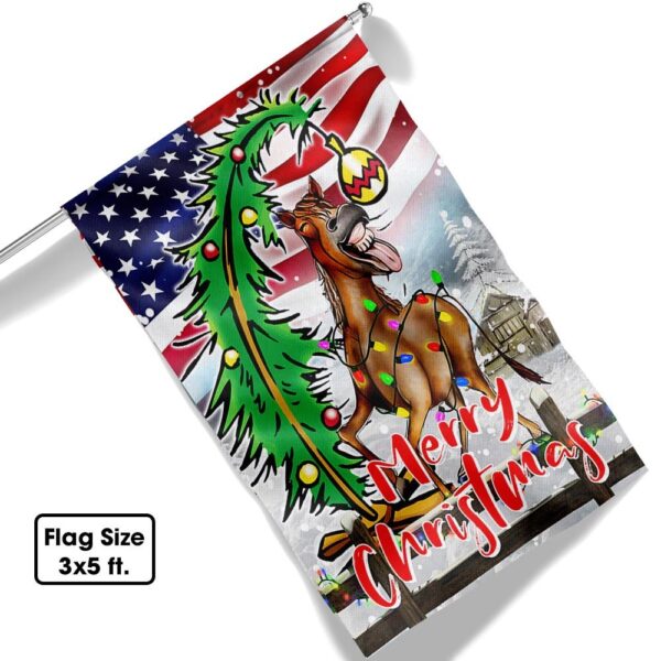 Funny Horse Christmas Flag - LNT826F - Image 6