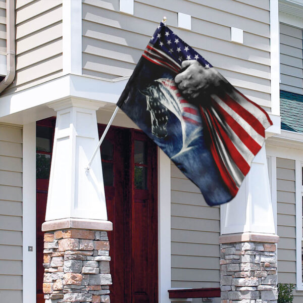 Patriotic Horse 4th of July Flag - QLP14F - Image 4