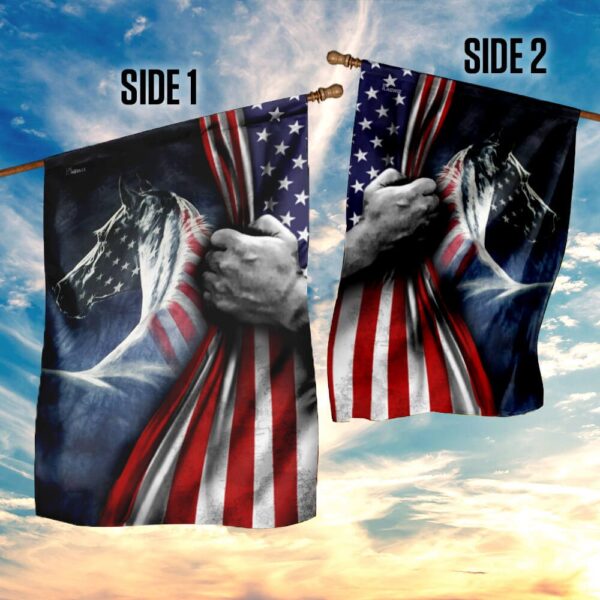 Patriotic Horse 4th of July Flag - QLP14F - Image 5