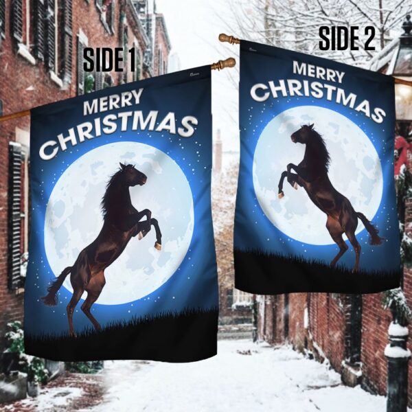 Merry Christmas Horse T-Shirt | TQN765F - Image 2