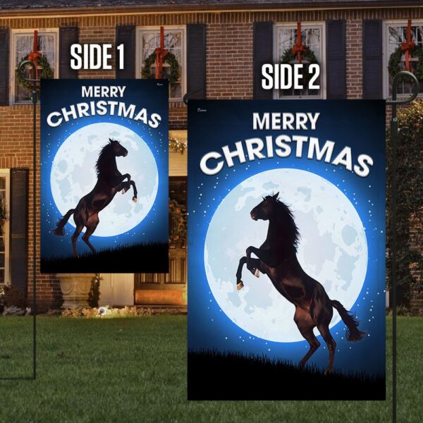 Merry Christmas Horse T-Shirt | TQN765F - Image 5
