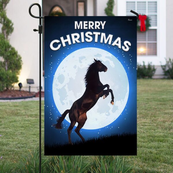 Merry Christmas Horse T-Shirt | TQN765F - Image 3