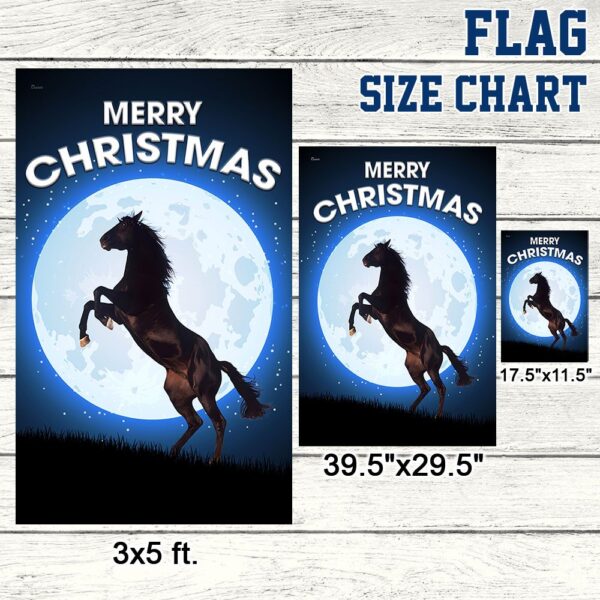 Merry Christmas Horse T-Shirt | TQN765F - Image 7