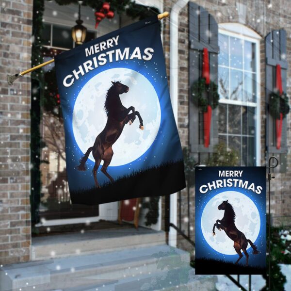 Merry Christmas Horse T-Shirt | TQN765F - Image 4
