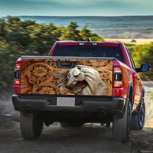 Horse Truck Tailgate Decal: TRL384TD1 Wrap Sticker - Image 3