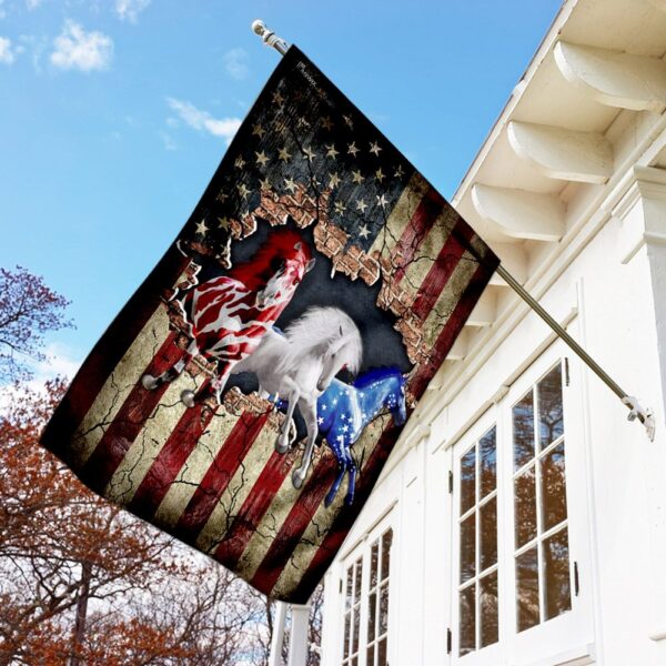 Patriotic American Flag Horse Decor THN2187F - Image 2